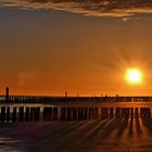 Sonnenuntergang an der Nordsee