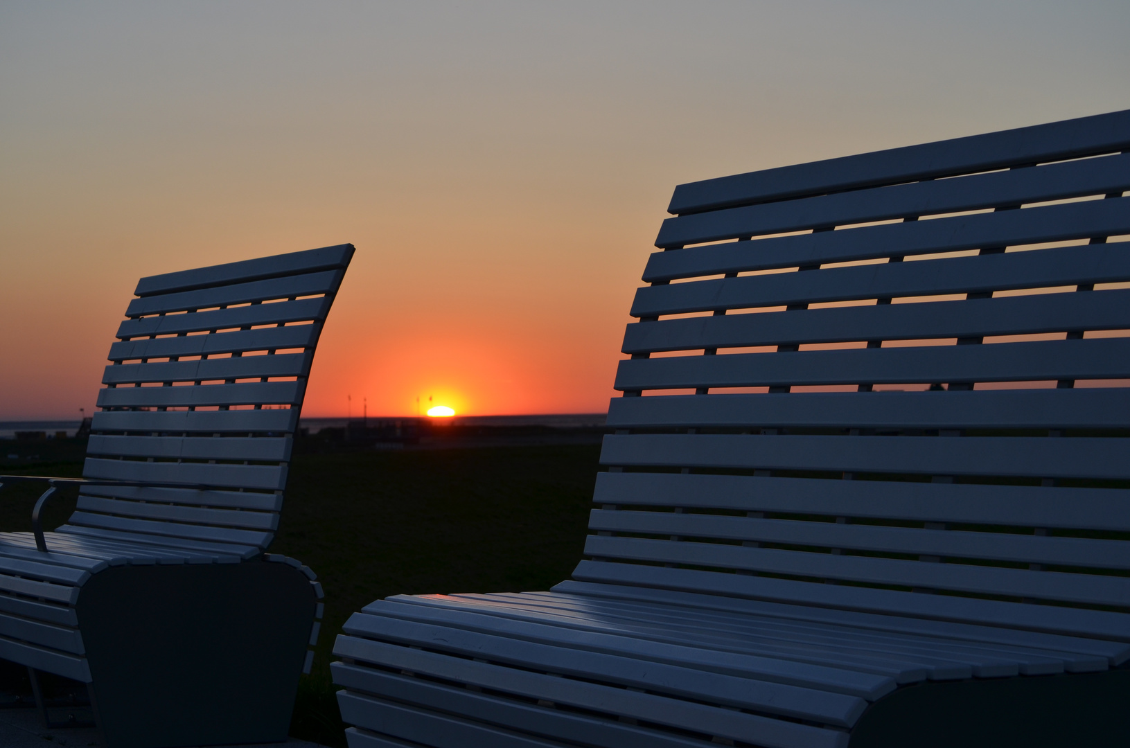 Sonnenuntergang an der Nordsee