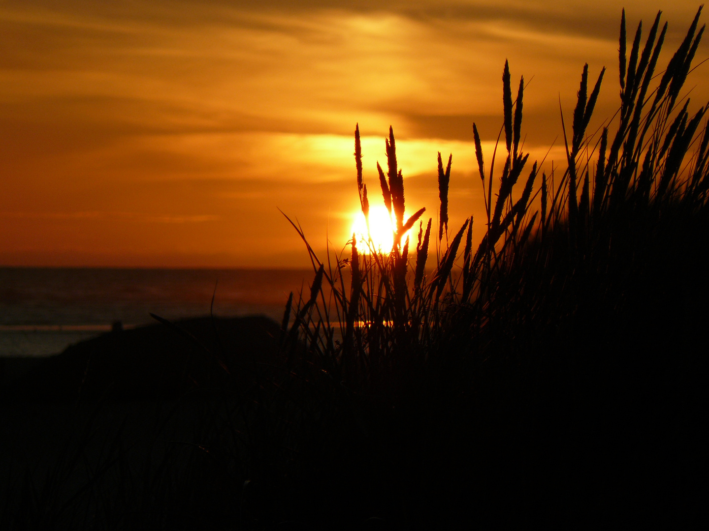 Sonnenuntergang an der Nordsee