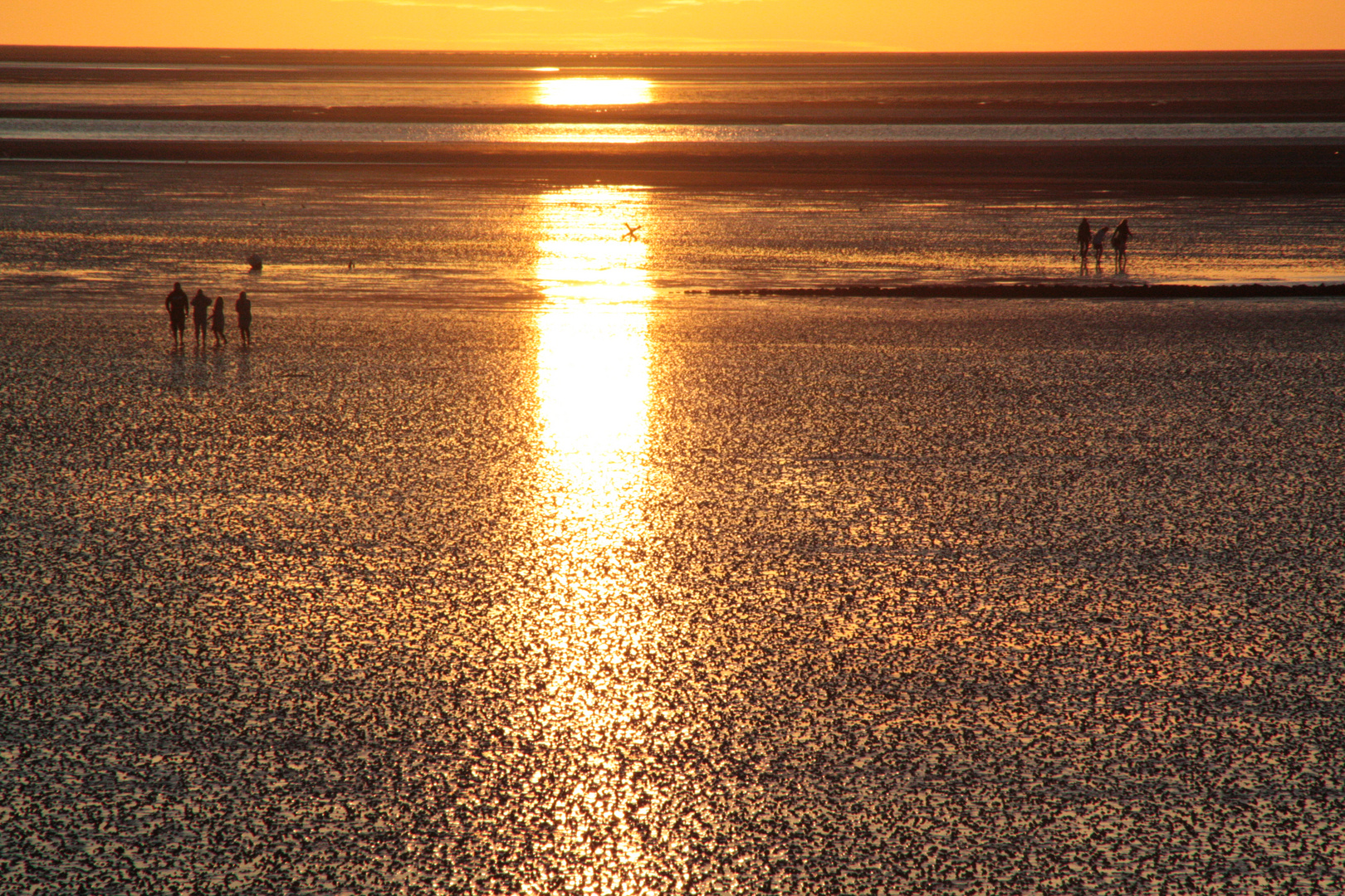 Sonnenuntergang an der Nordsee