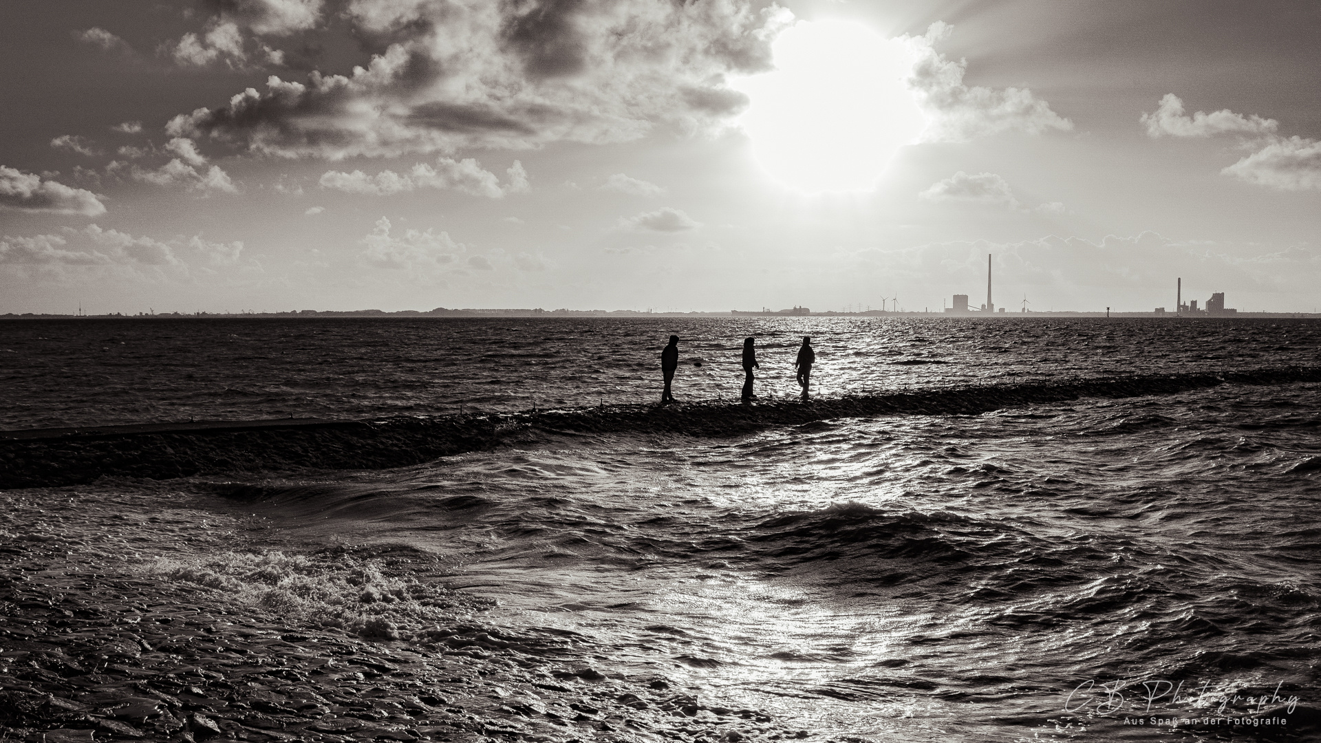 Sonnenuntergang an der Nordsee