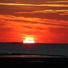 Sonnenuntergang an der Nordsee