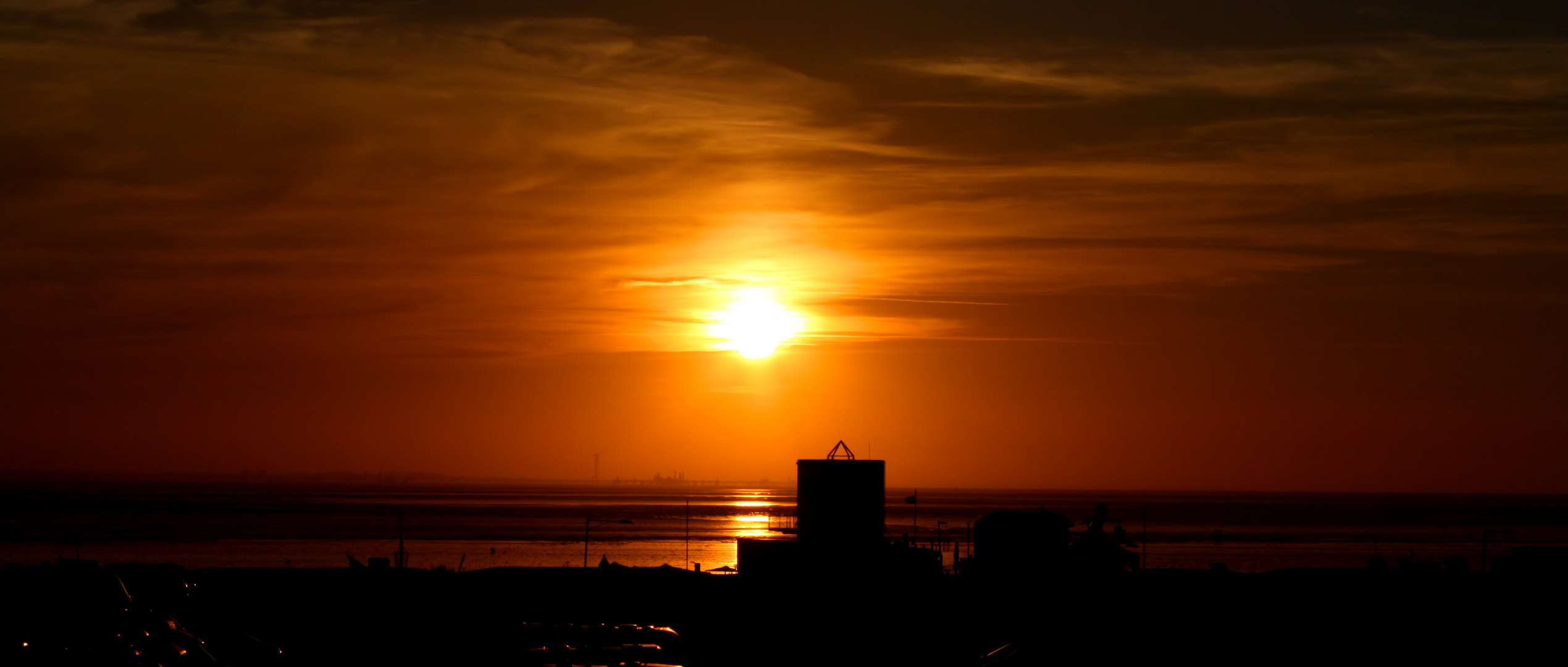 Sonnenuntergang an der Nordsee