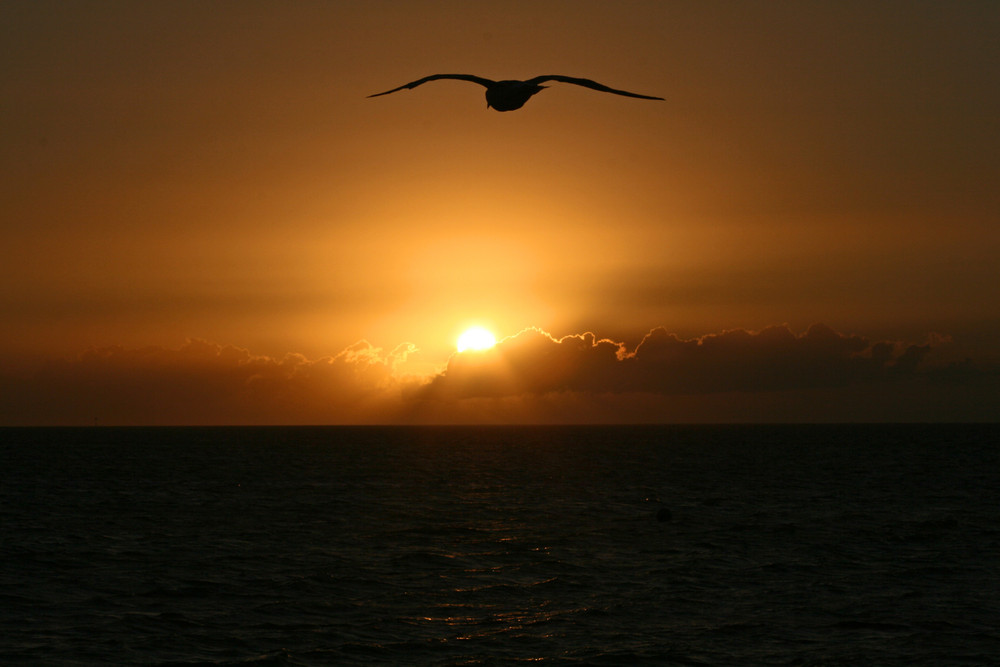 Sonnenuntergang an der Nordsee