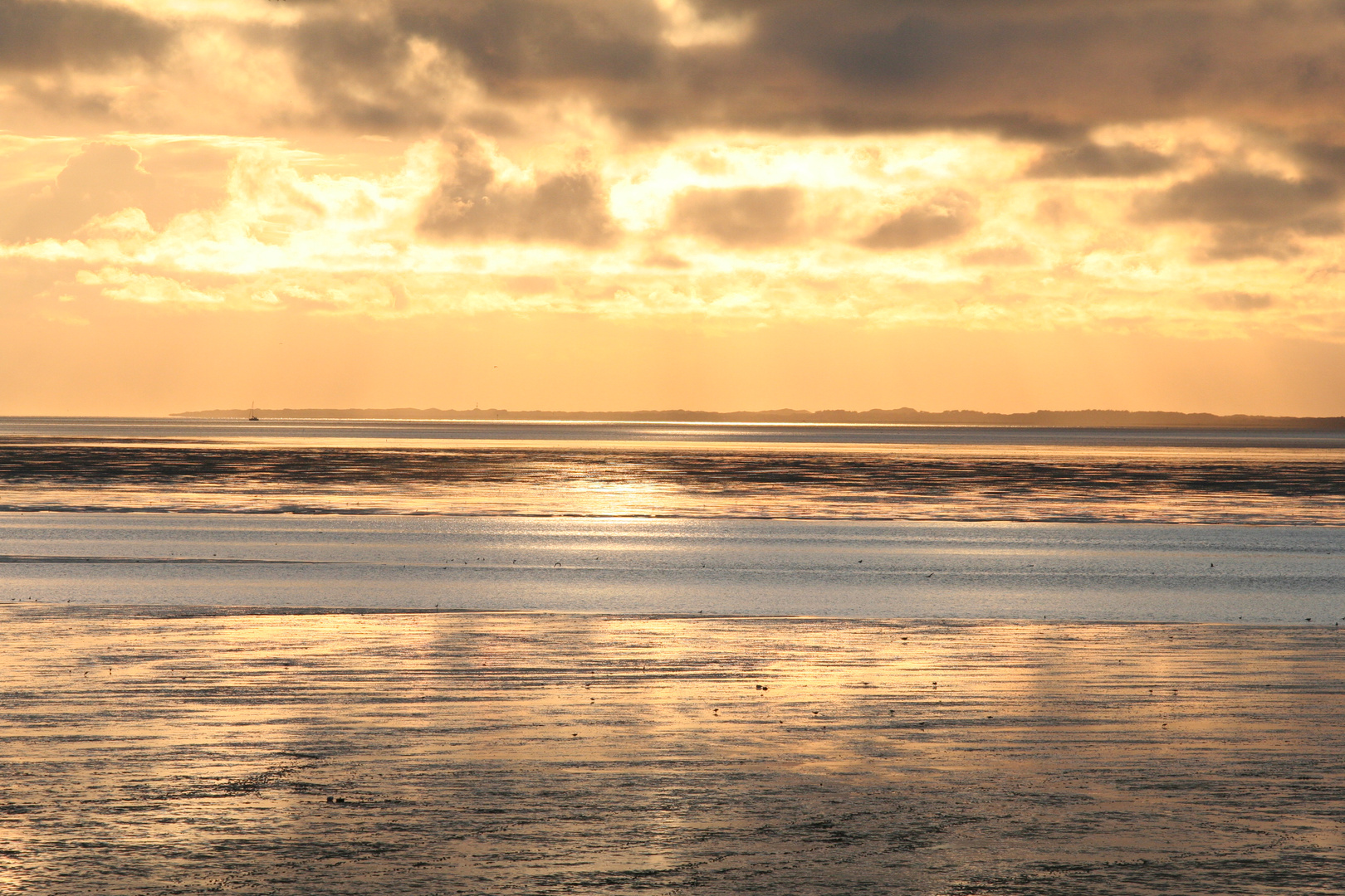 Sonnenuntergang an der Nordsee