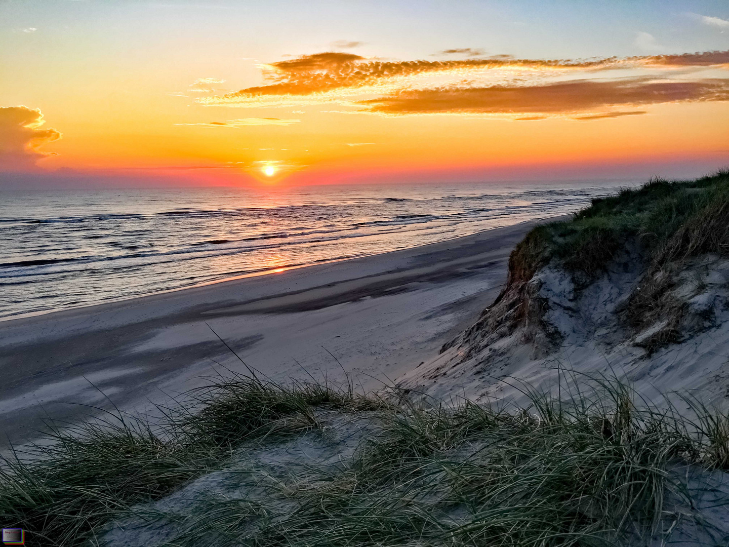 Sonnenuntergang an der Nordsee