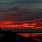 Sonnenuntergang an der Nordsee (II)...