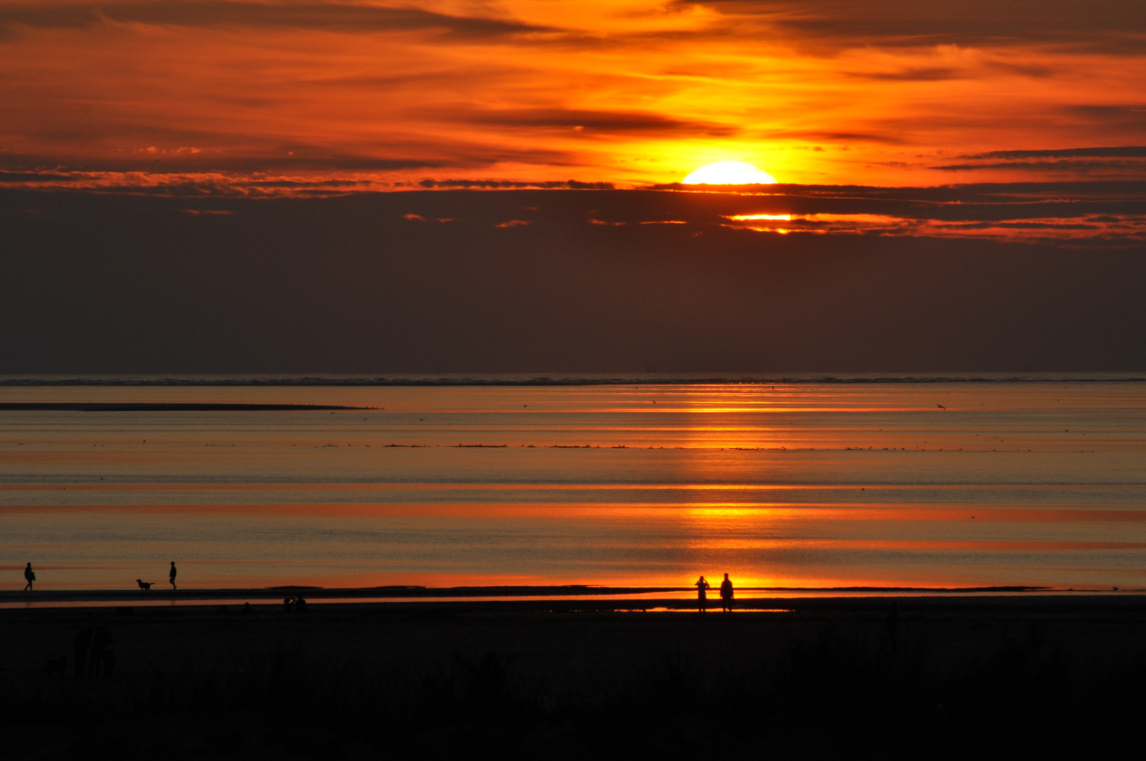 Sonnenuntergang an der Nordsee - Port Zelande