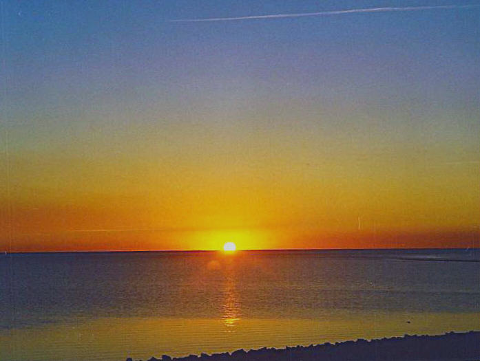 Sonnenuntergang an der Nordsee(Analog)