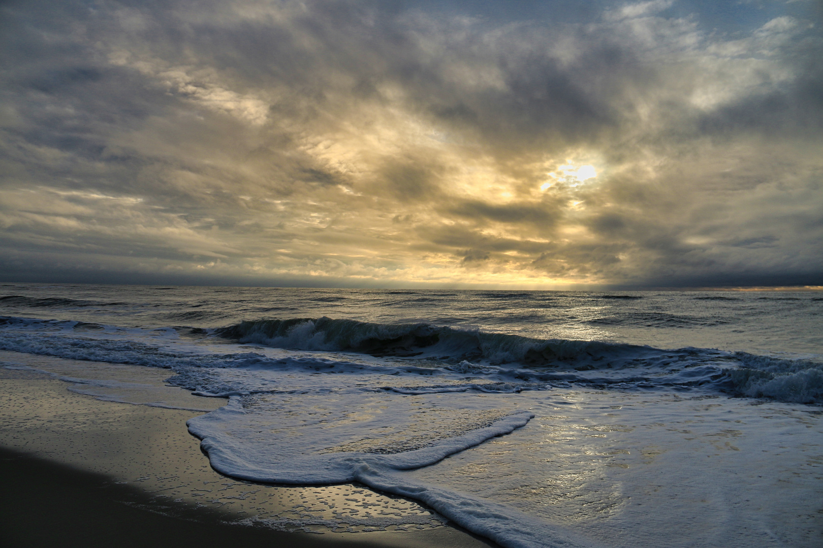 Sonnenuntergang an der Nordseeküste