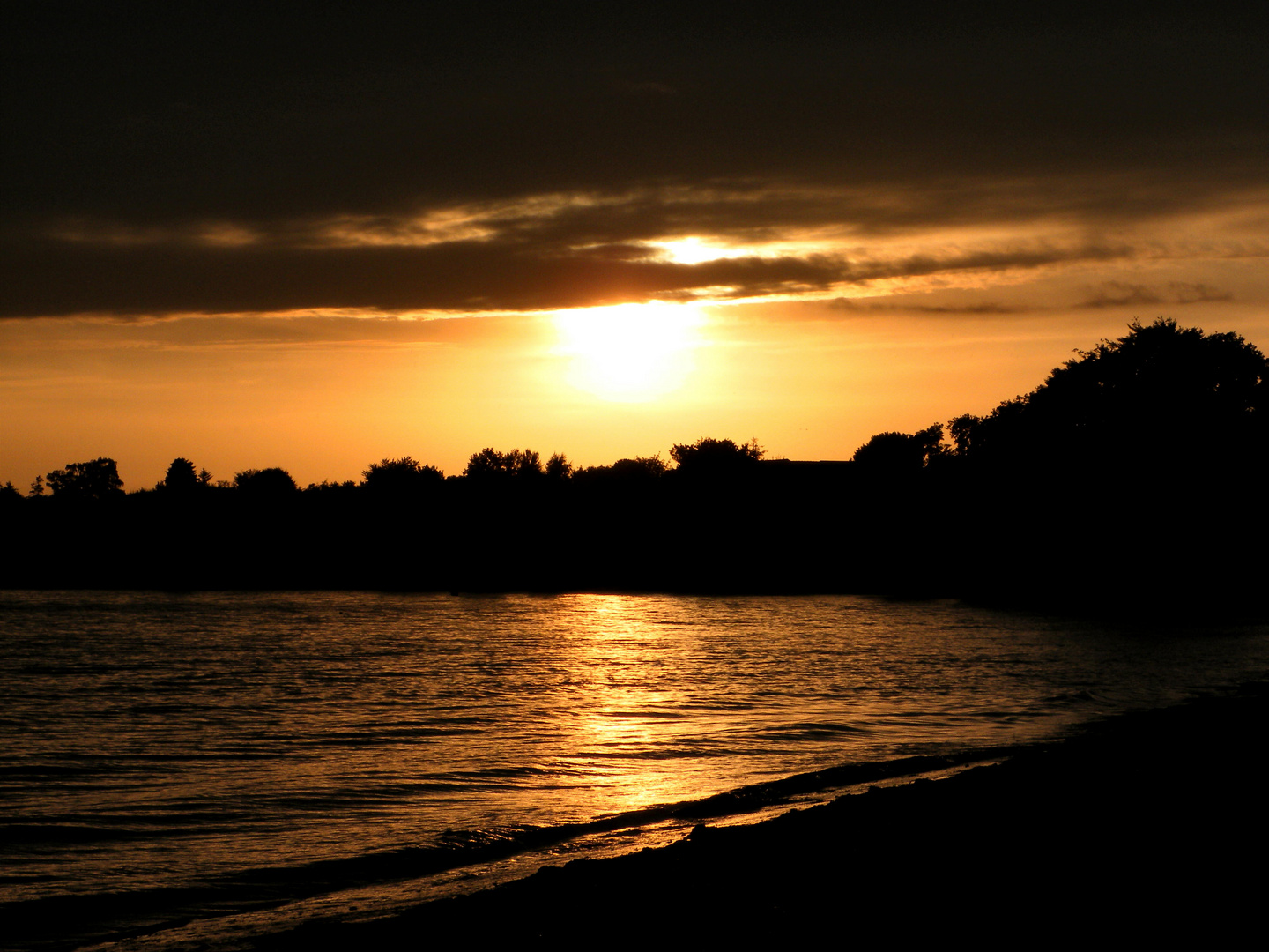 Sonnenuntergang an der Ostsee