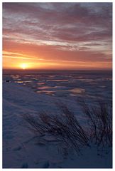 sonnenuntergang an der ostsee