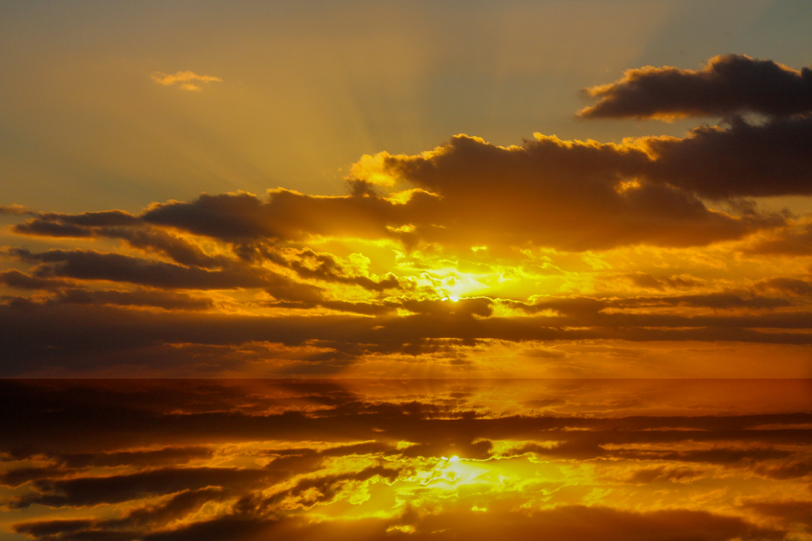 Sonnenuntergang an der Ostsee