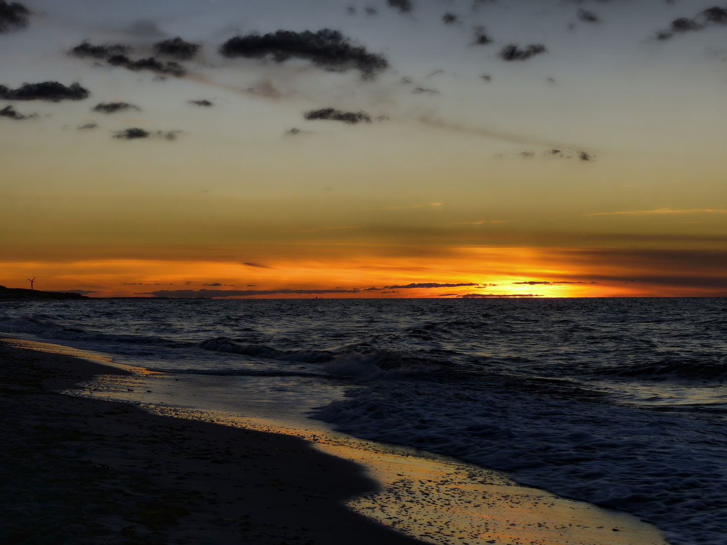 Sonnenuntergang an der Ostsee