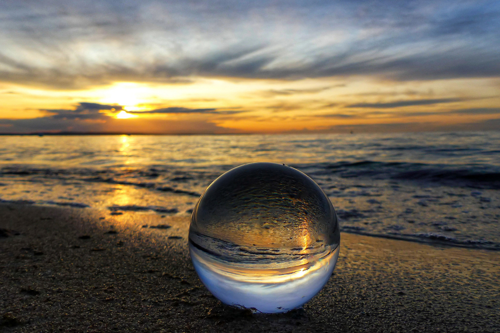 Sonnenuntergang an der Ostsee 