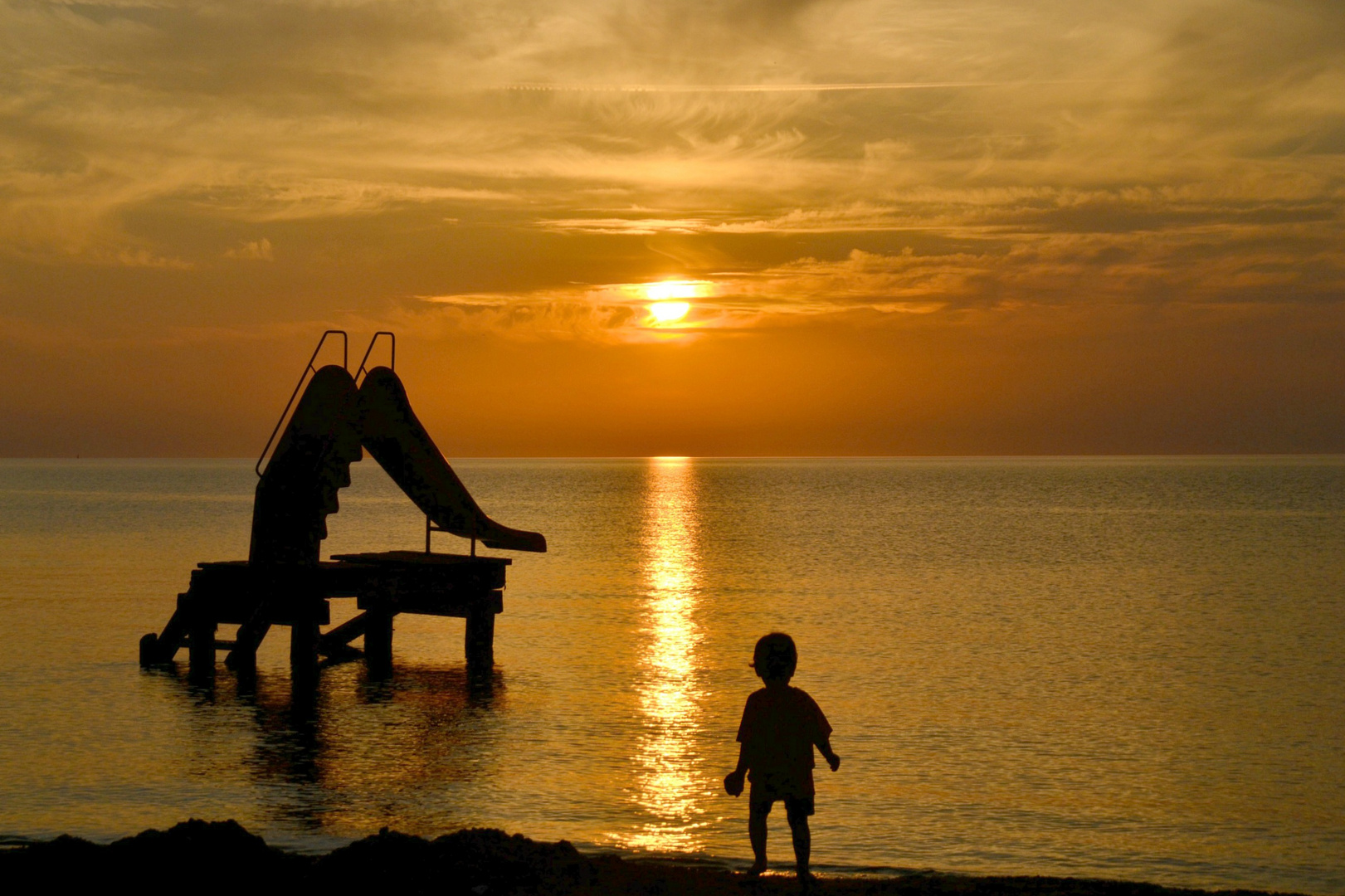 Sonnenuntergang an der Ostsee