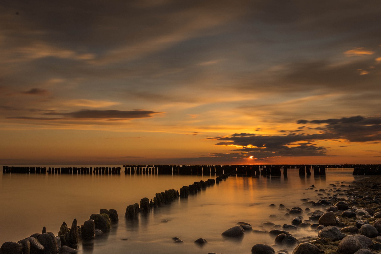 Sonnenuntergang an der Ostsee 