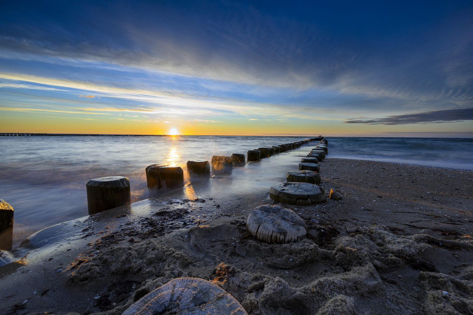 Sonnenuntergang an der Ostsee