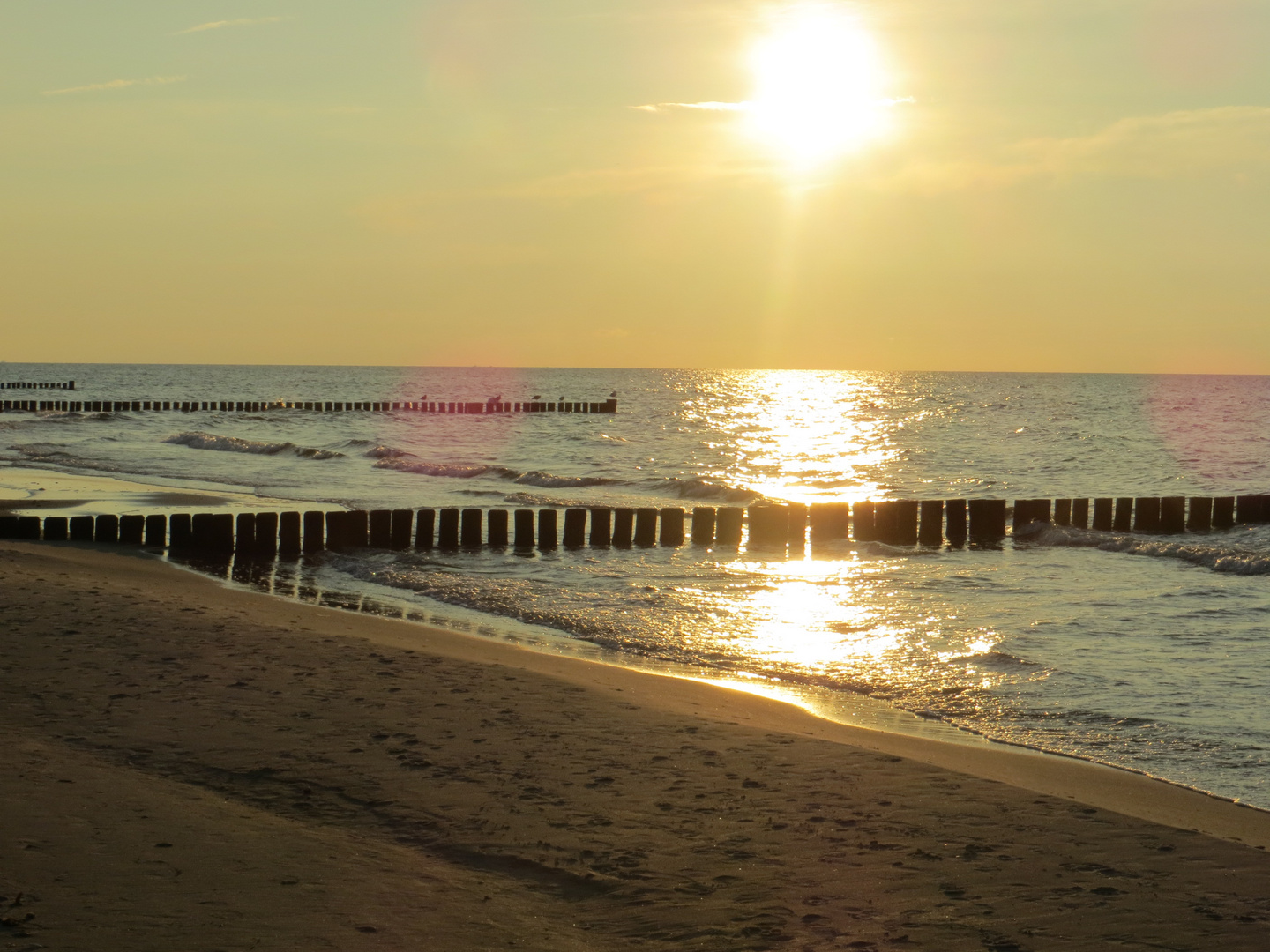 Sonnenuntergang an der Ostsee