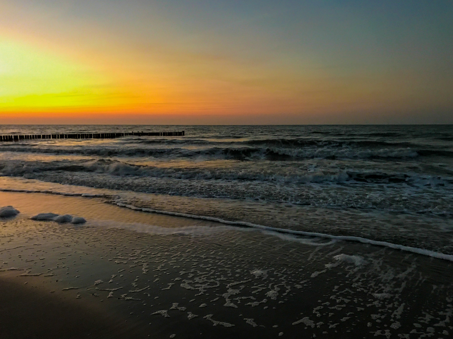 Sonnenuntergang an der Ostsee