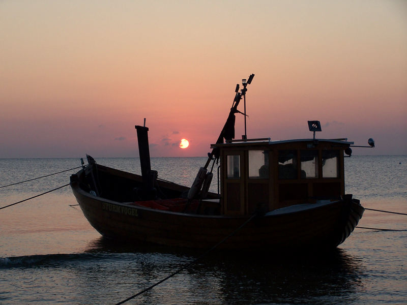 Sonnenuntergang an der Ostsee