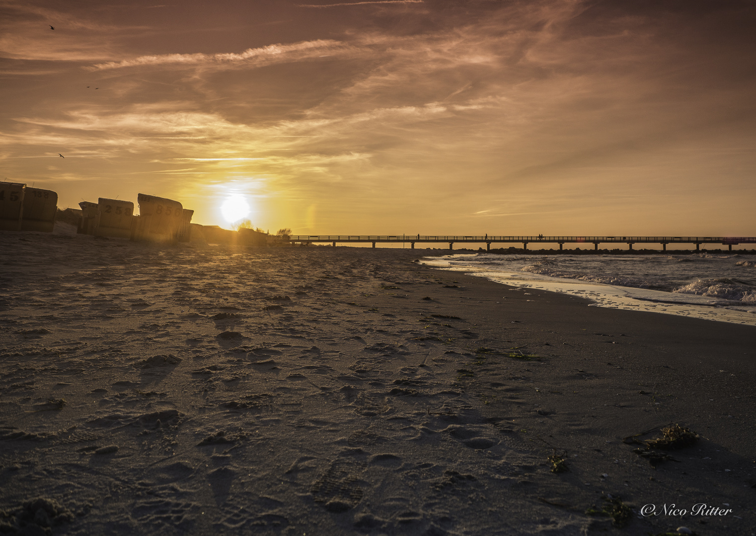 Sonnenuntergang an der Ostsee