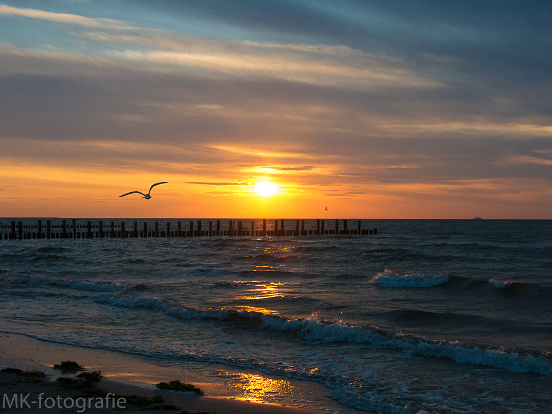 Sonnenuntergang an der Ostsee