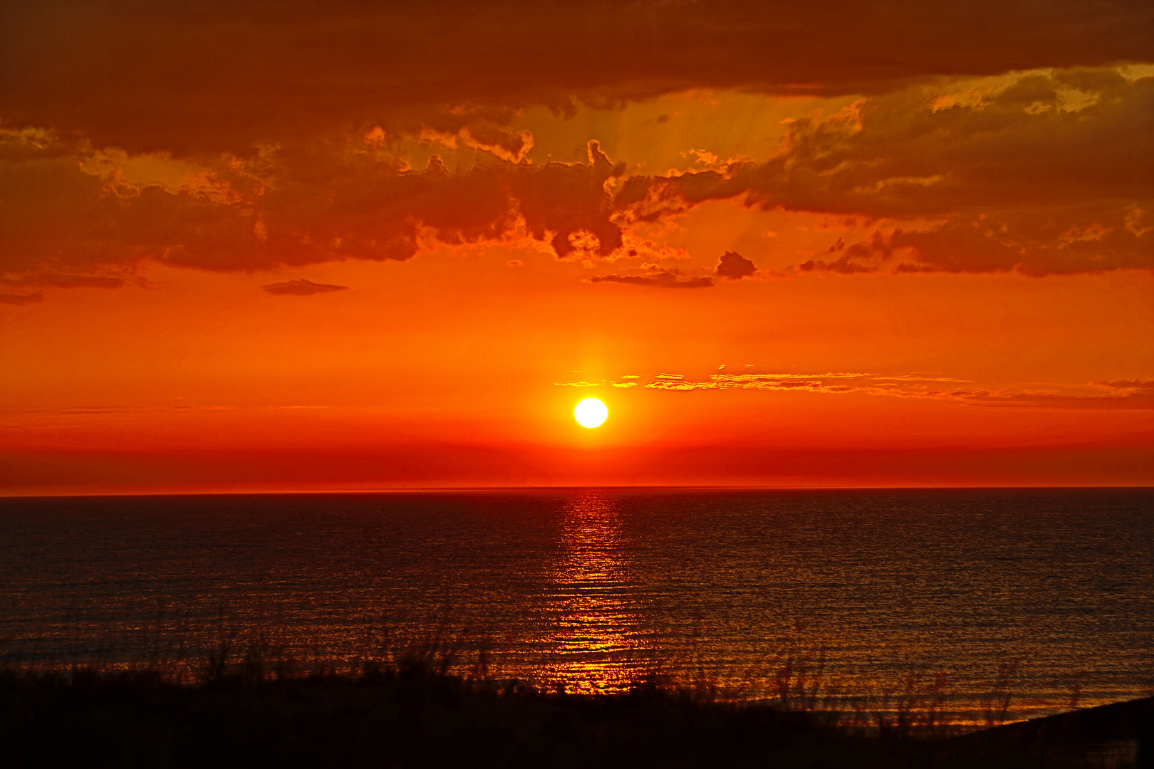 Sonnenuntergang an der Ostsee