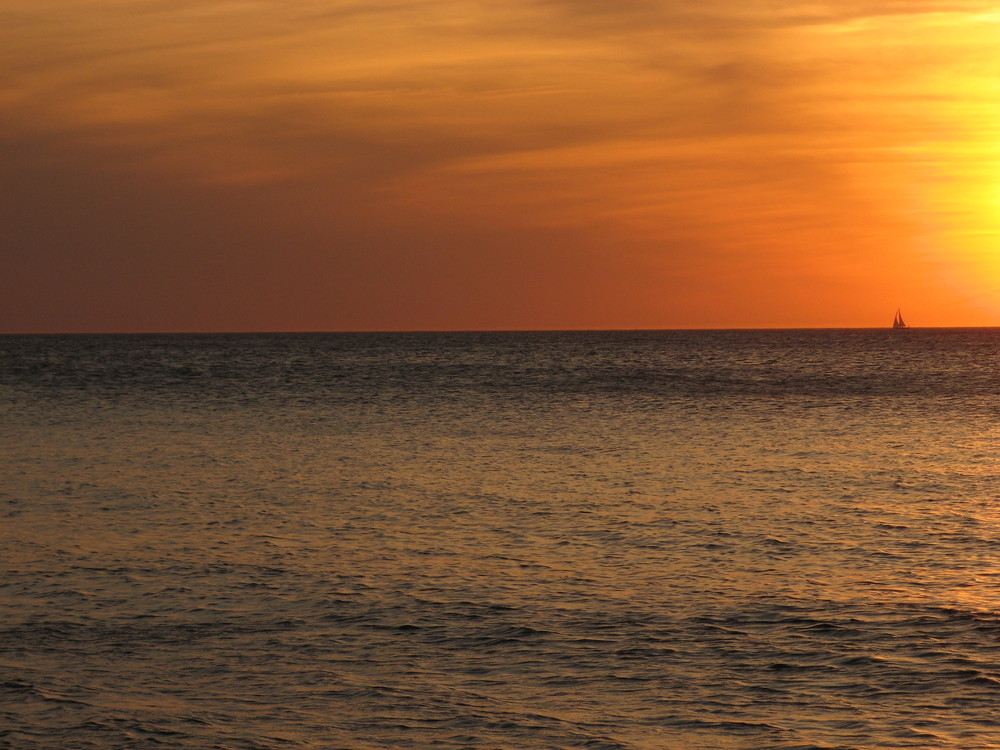 Sonnenuntergang an der Ostsee