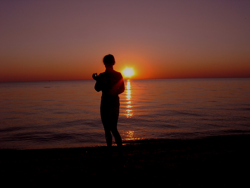 Sonnenuntergang an der Ostsee