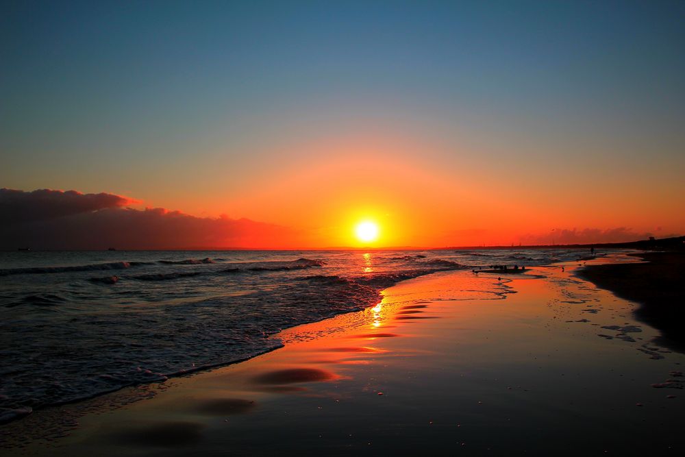 Sonnenuntergang an der Ostsee