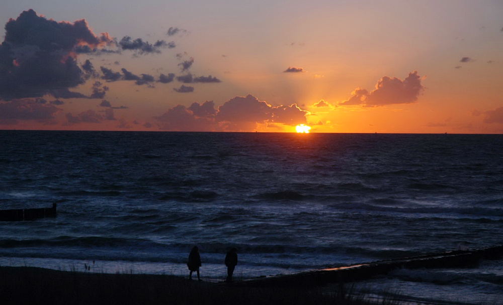 Sonnenuntergang an der Ostsee