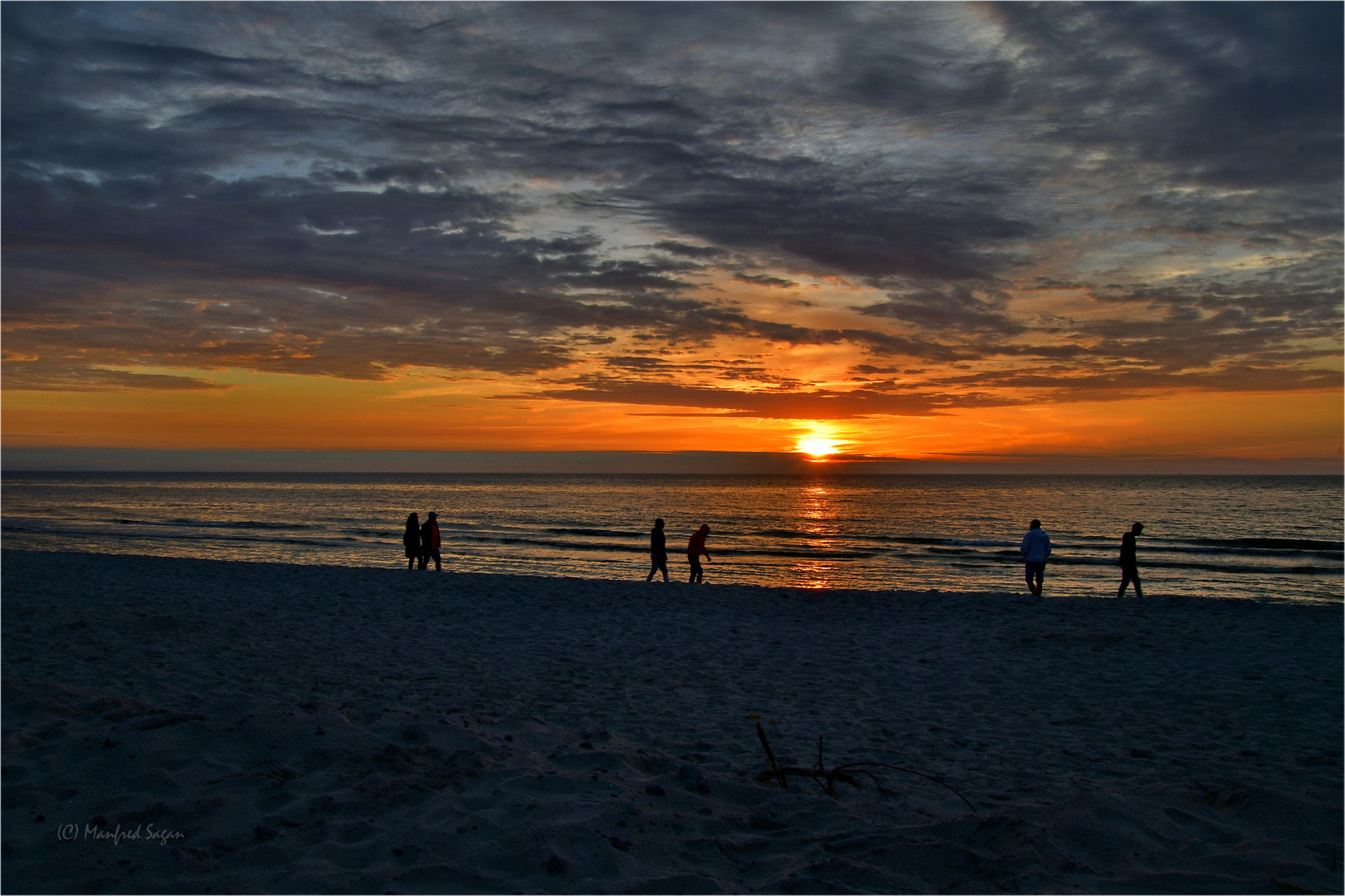 Sonnenuntergang an der Ostsee