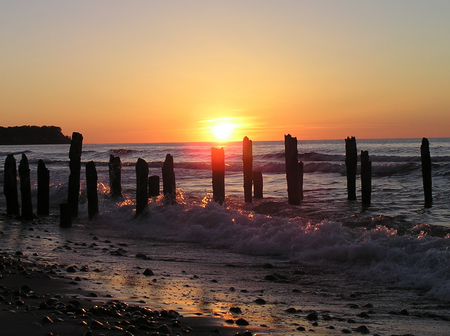 Sonnenuntergang an der Ostsee