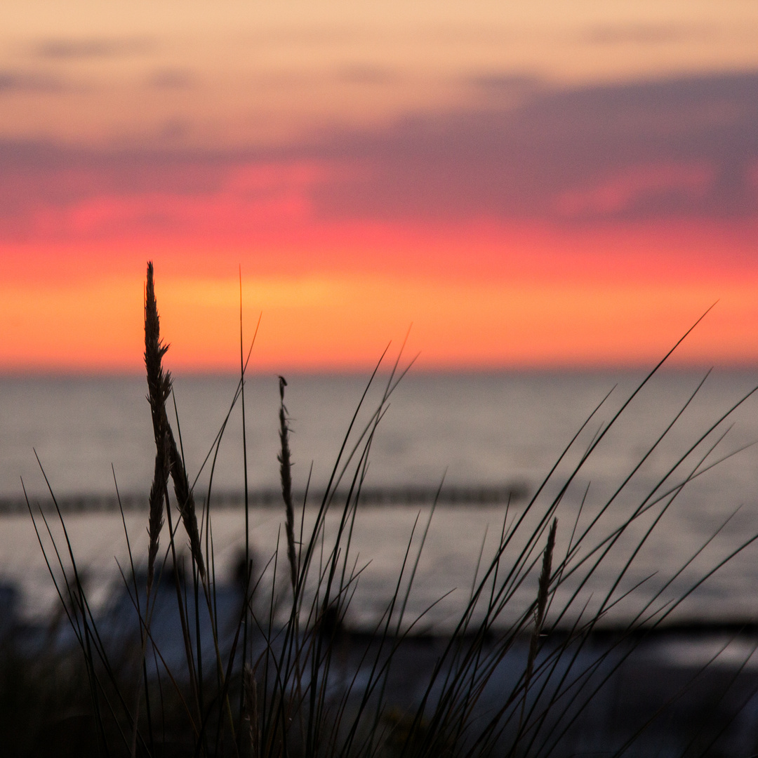 Sonnenuntergang an der Ostsee