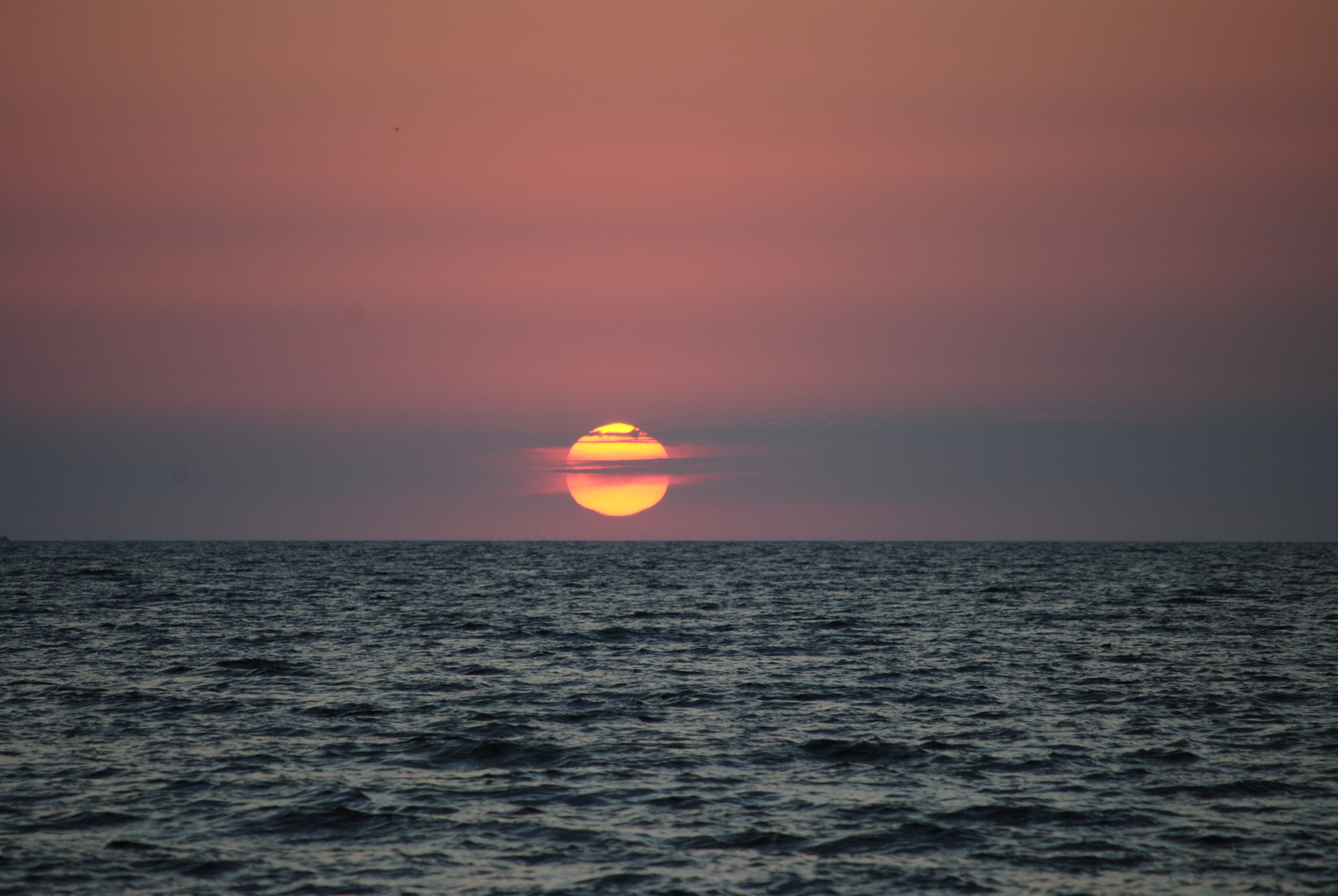 Sonnenuntergang an der Ostsee