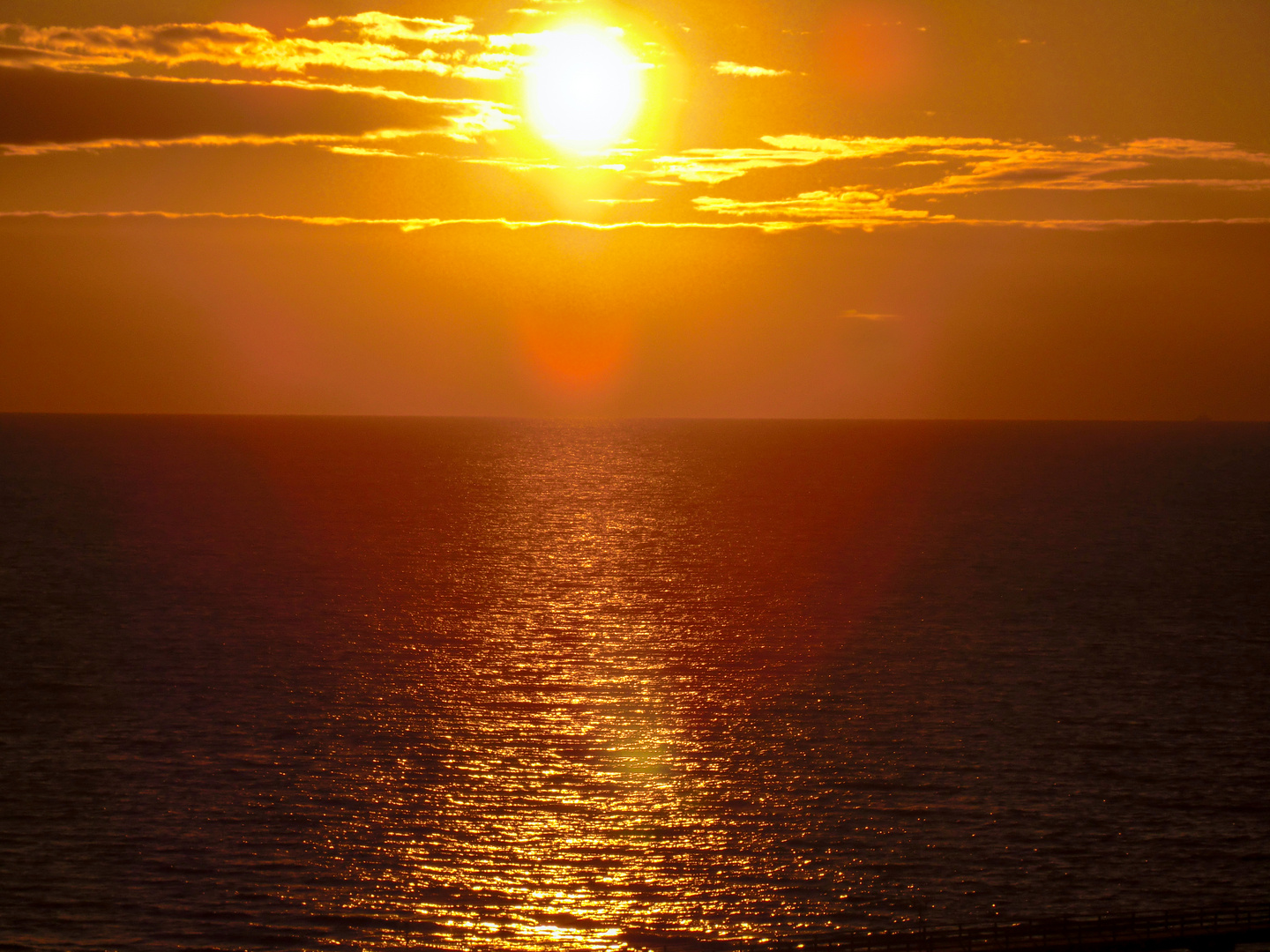 Sonnenuntergang an der Ostsee