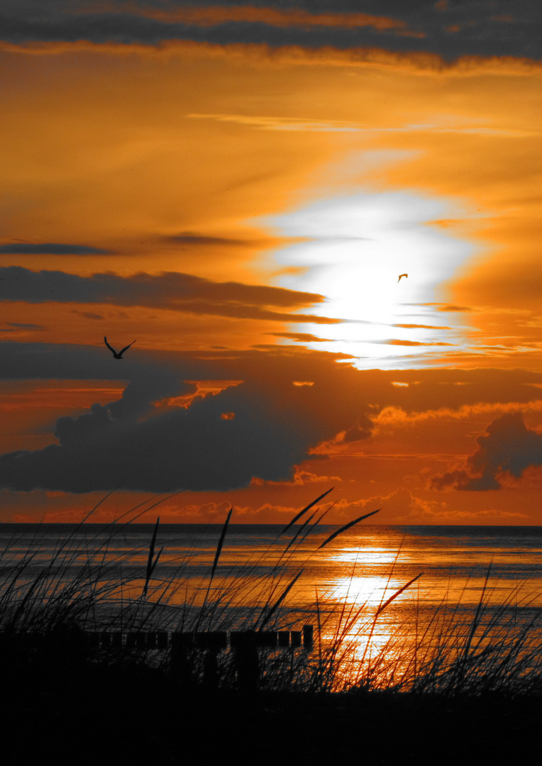 Sonnenuntergang an der Ostsee