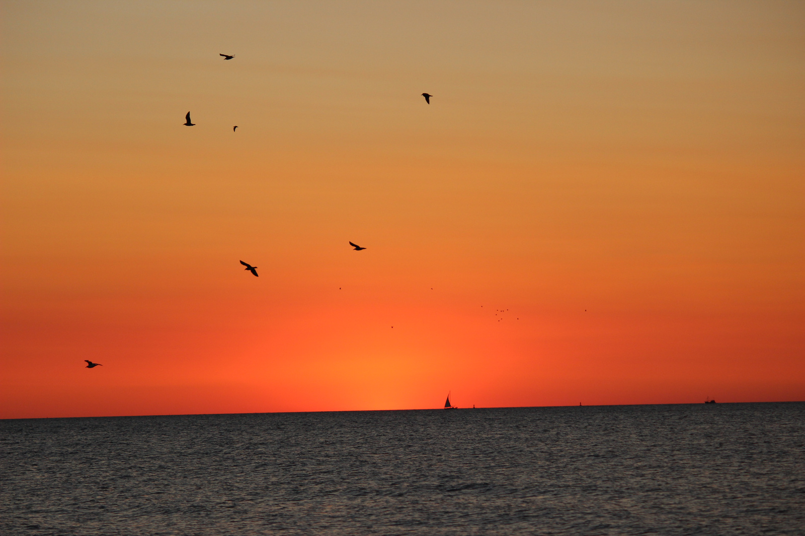 Sonnenuntergang an der Ostsee