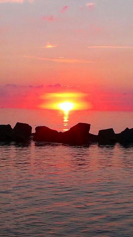 Sonnenuntergang an der Ostsee