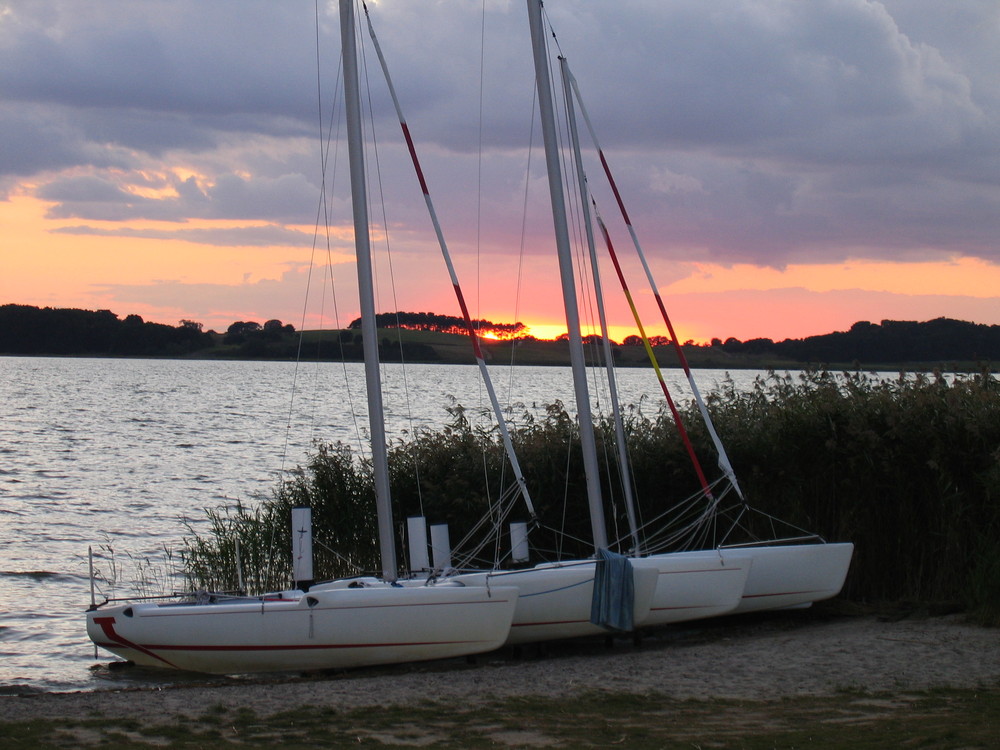 Sonnenuntergang an der Ostsee