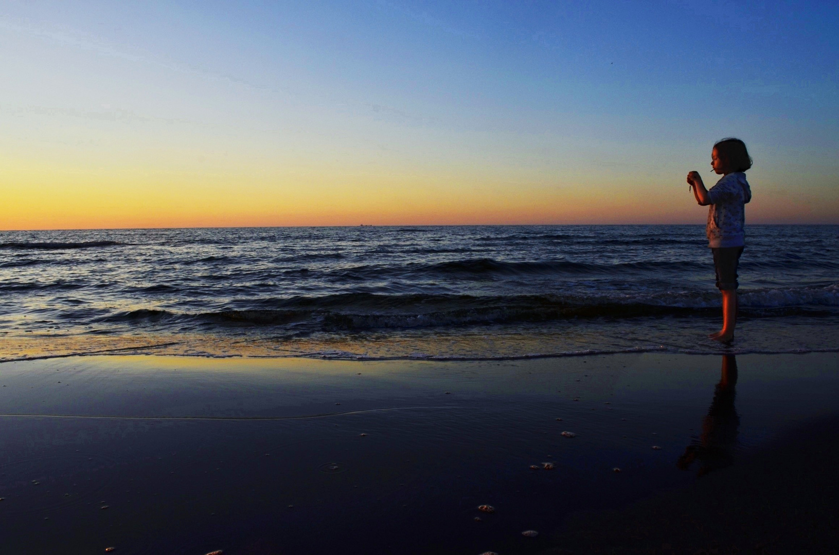 Sonnenuntergang an der Ostsee