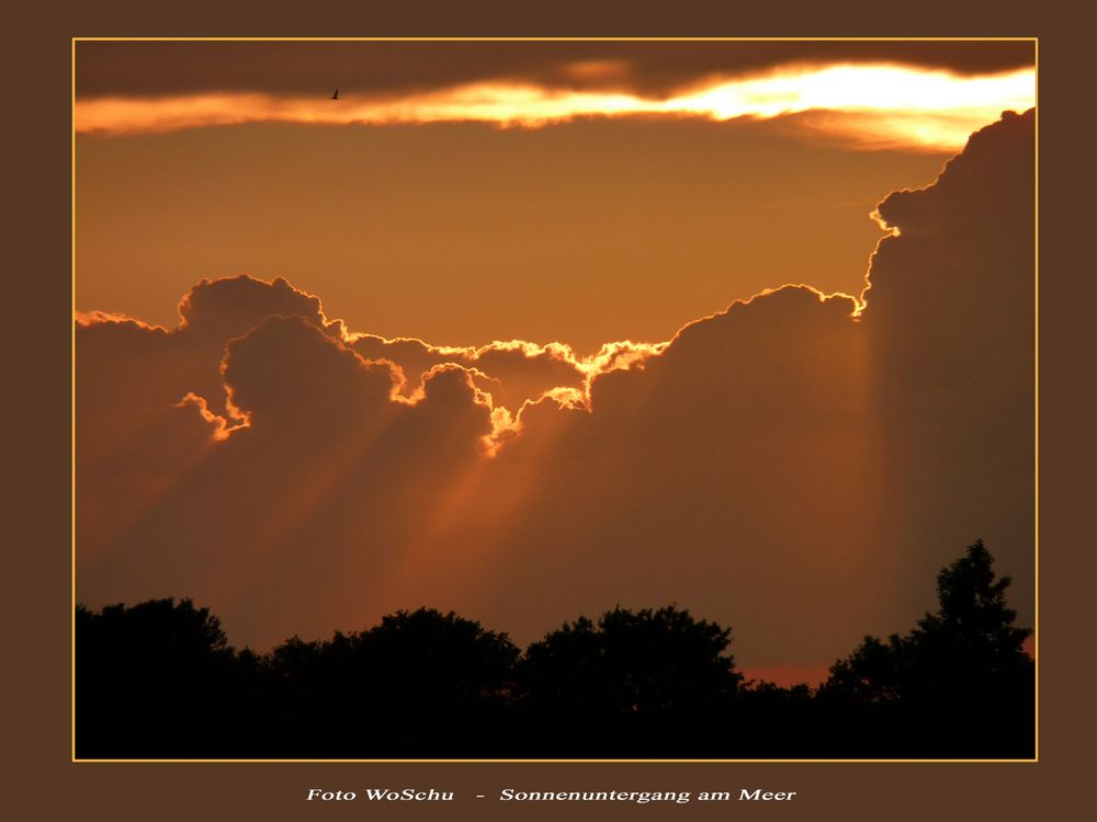 Sonnenuntergang an der Ostsee