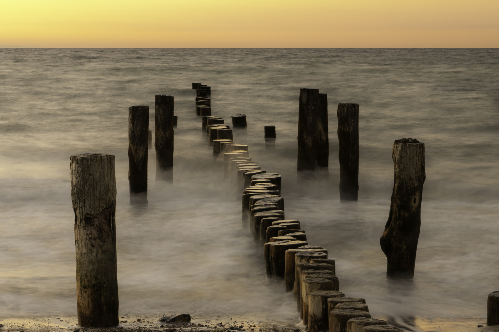 Sonnenuntergang an der Ostsee