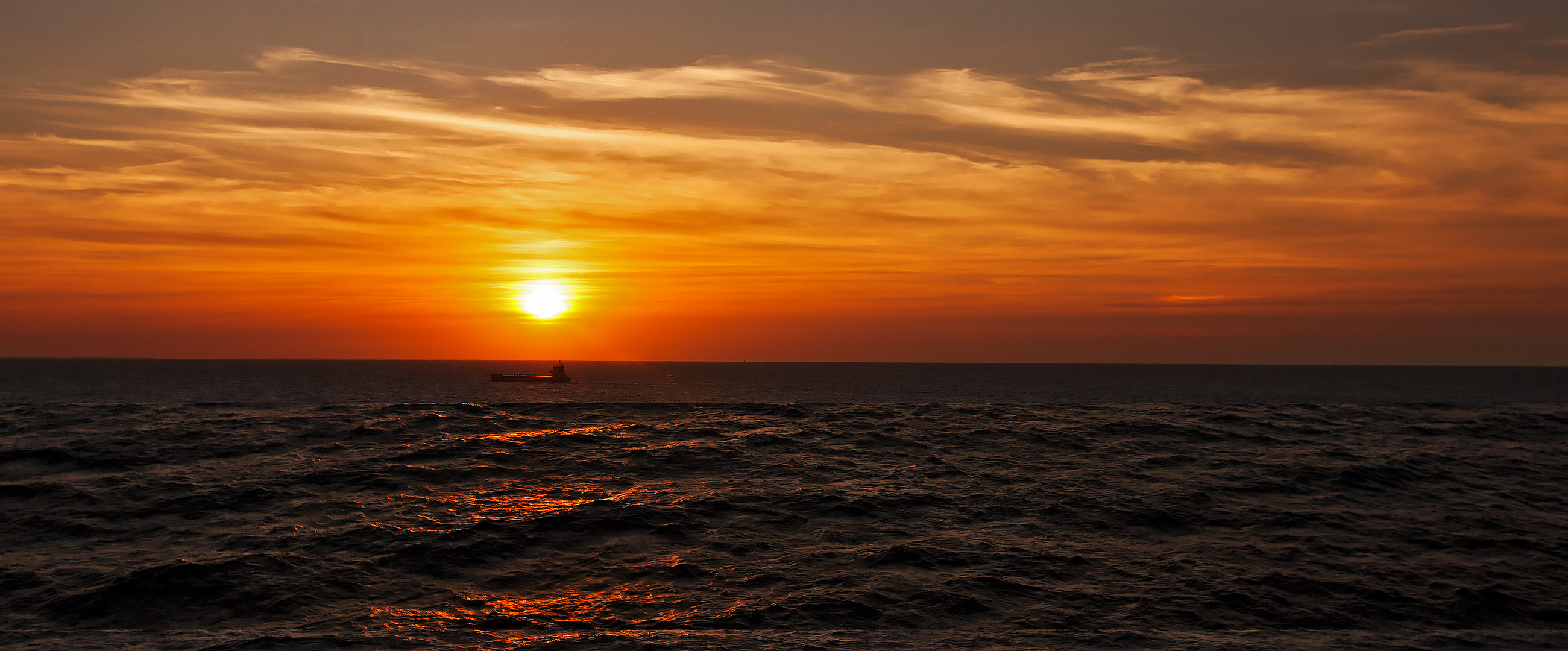 Sonnenuntergang an der Ostsee