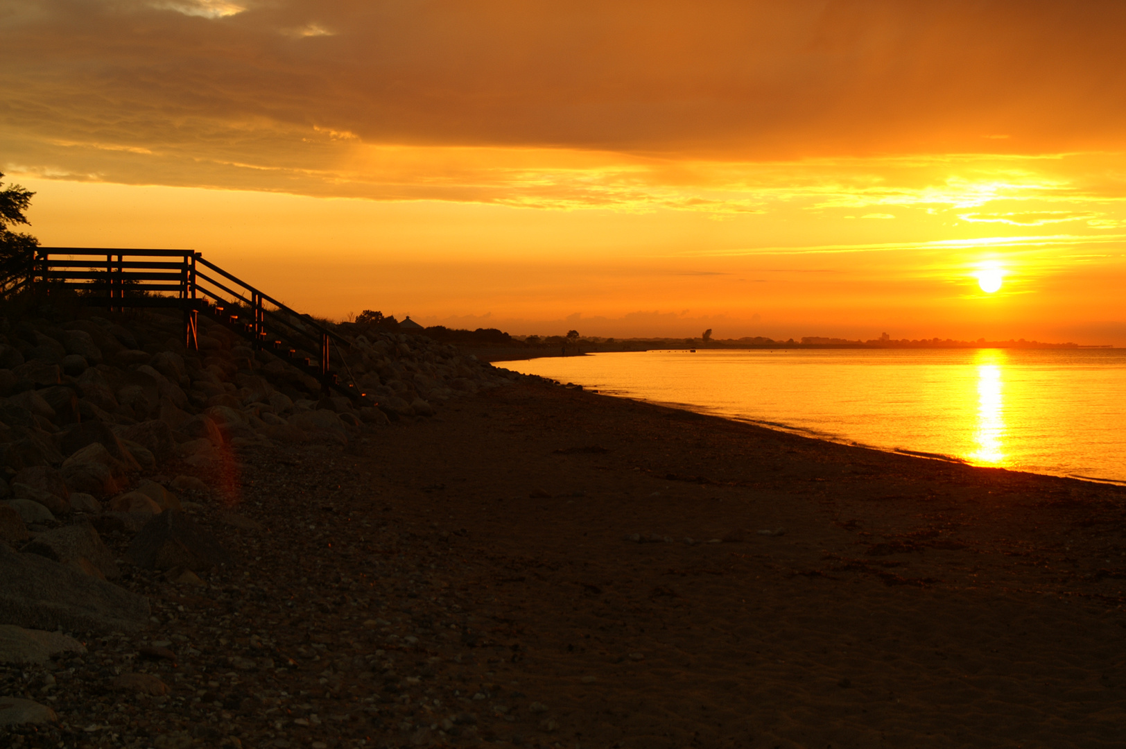 Sonnenuntergang an der Ostsee