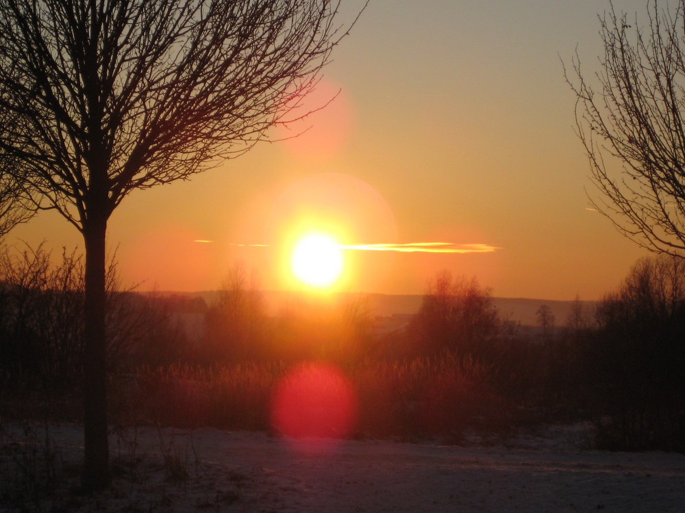 Sonnenuntergang an der Ostsee