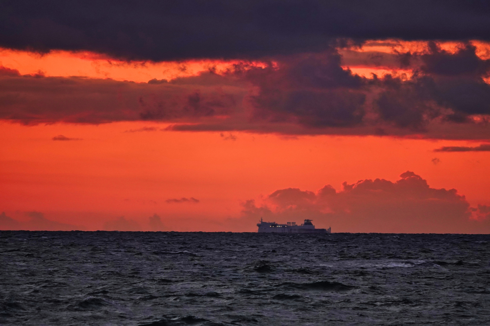 Sonnenuntergang an der Ostsee 