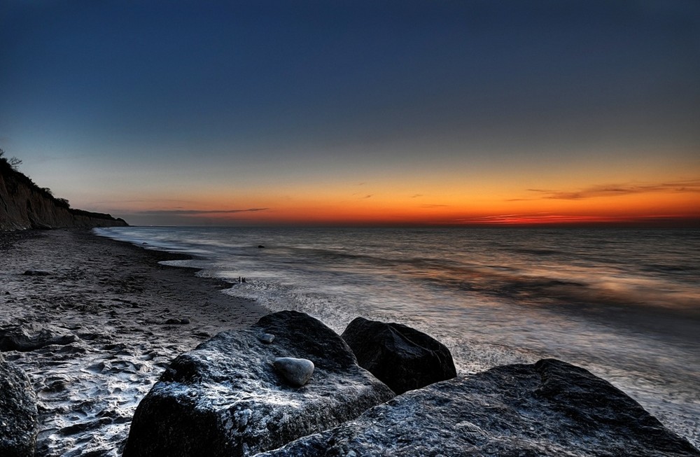 Sonnenuntergang an der Ostsee