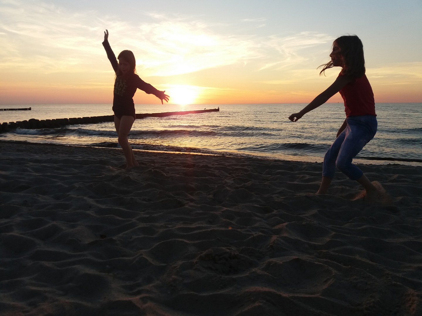 Sonnenuntergang an der Ostsee